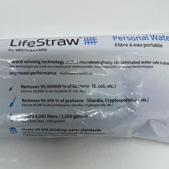 New sealed Lifestraw water filtration straw - Picture 4 of 5